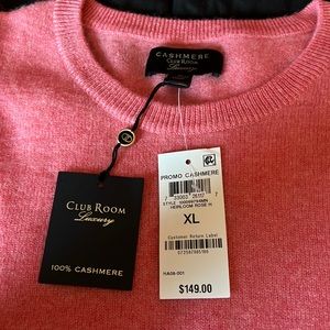 Club room Luxury 100% cashmere male sweater